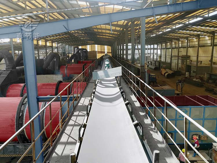 酒糟烘干機生產(chǎn)車間