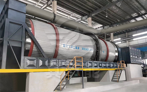 酒糟專用烘干機(jī)現(xiàn)場